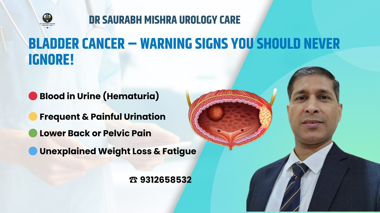 Bladder Cancer – Warning Signs You Should Never Ignore | Dr. Saurabh Mishra Urology Care
